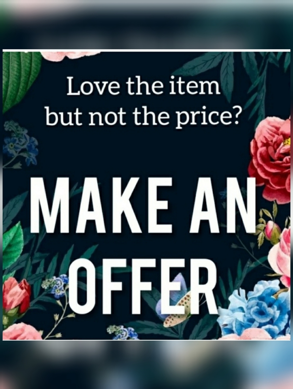 Always Open to Offers!!!